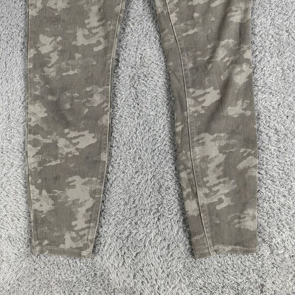 Spanx Women's Shaping Jeggings L Grey Camo High Rise Slimming Stretch Comfort - Picture 4 of 15